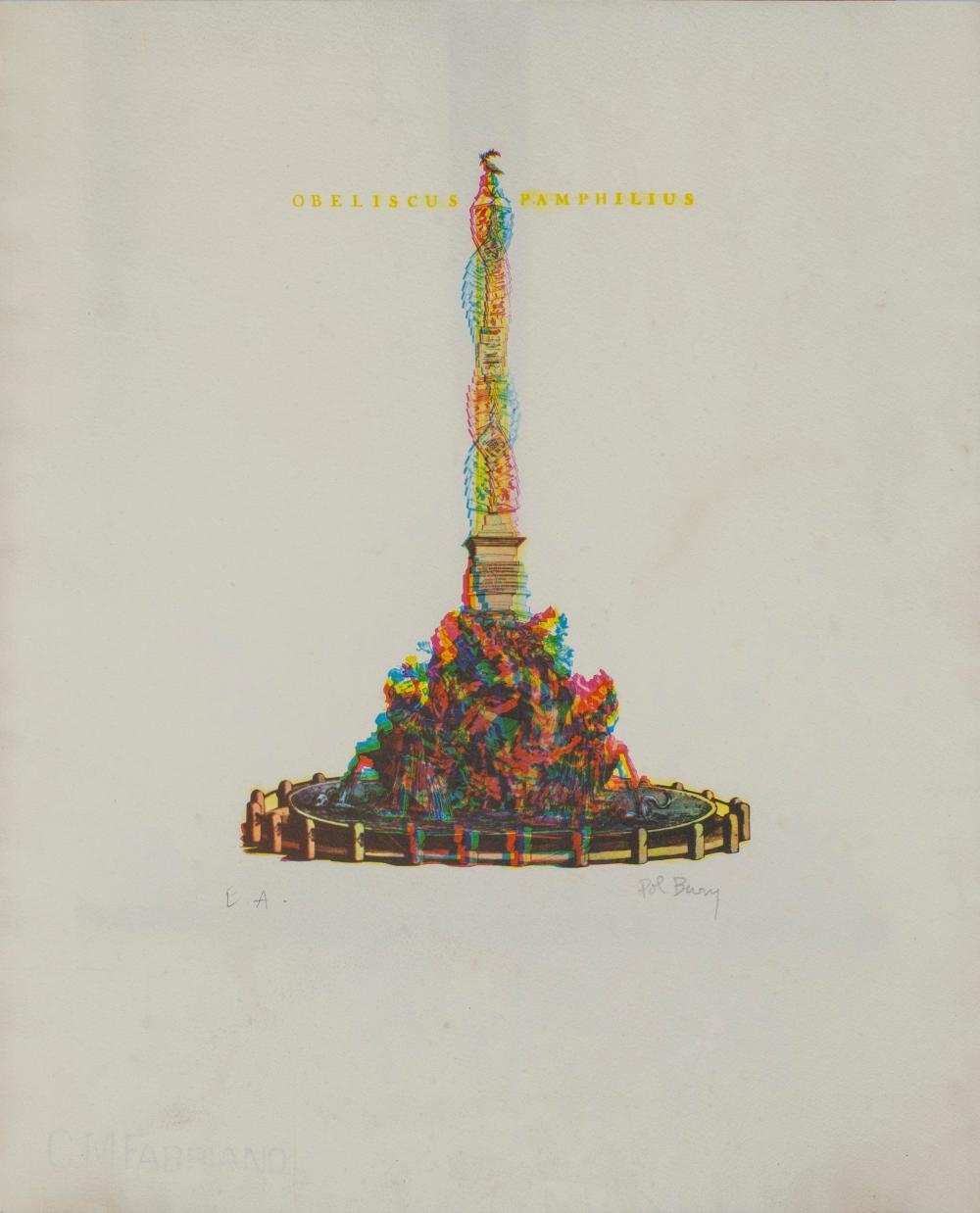 Artwork by Pol Bury, Pol BURY (1922-2005, Made of colour lithographs
