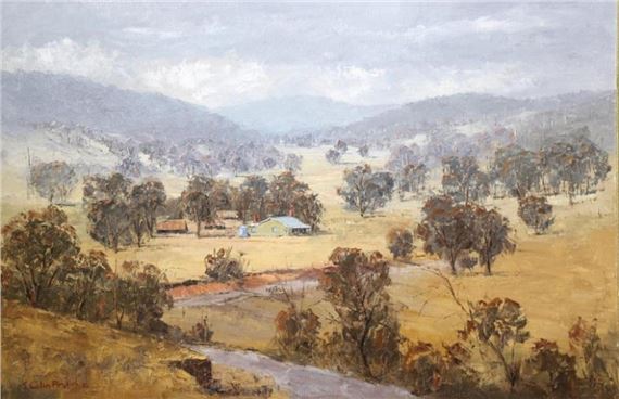 J. Colin Angus | J. Colin Angus. 1982. Oil on board. Australian ...