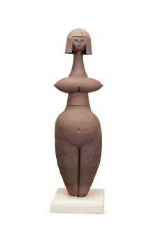MODERN 80&quot; CERAMIC WOMAN SCULPTURE - Jack Mason