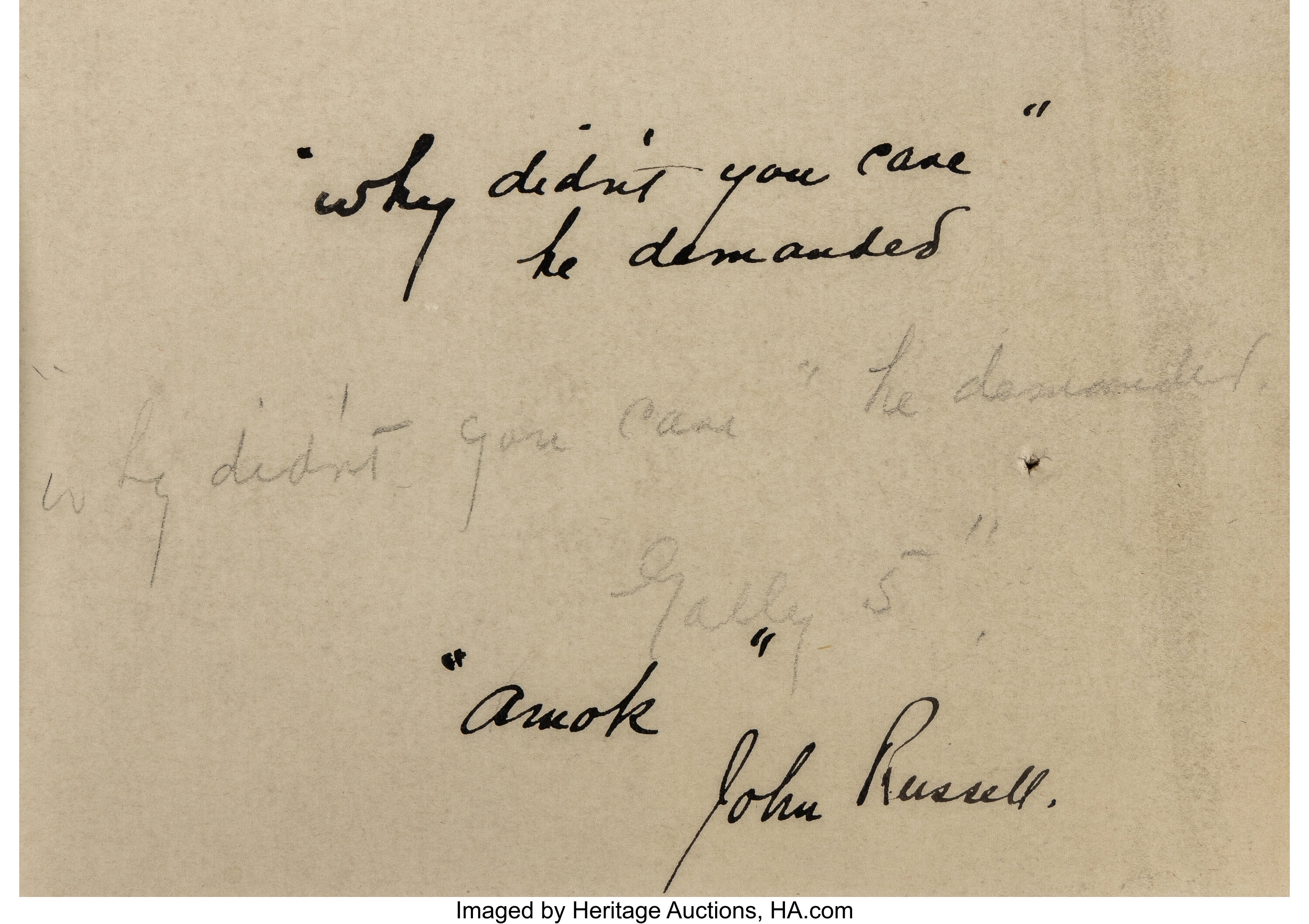 Artwork by Joseph Clement Coll, Amok, Collier's magazine interior, Made of pen and ink