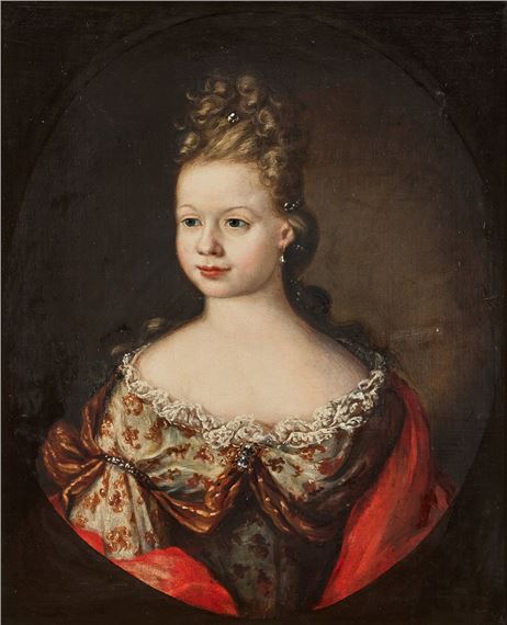 Porträtt av ung flicka - Martin Mijtens