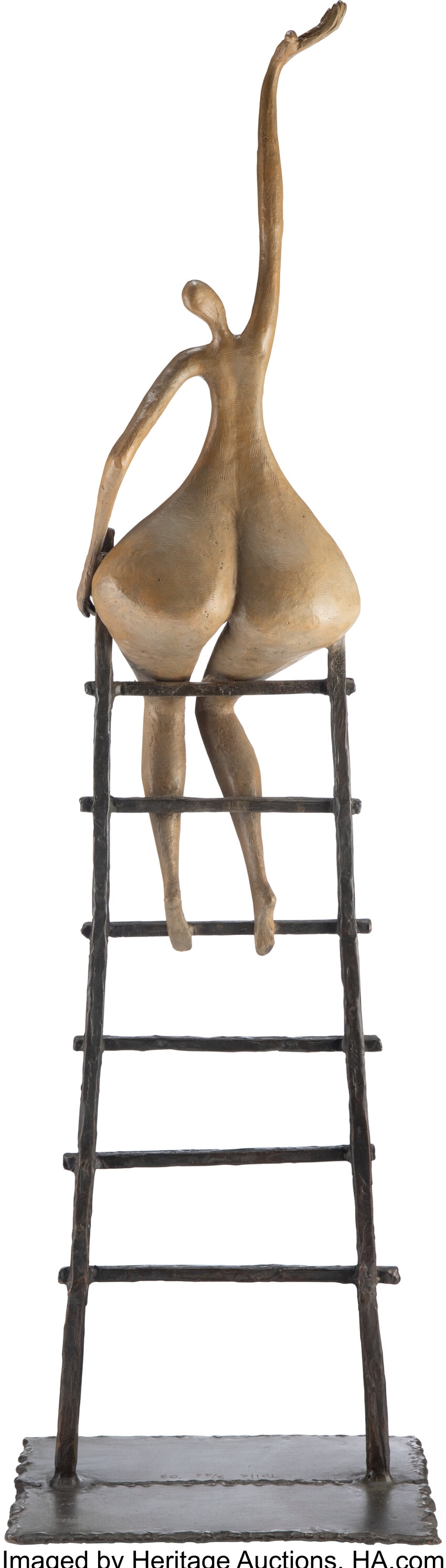 Tolla Inbar | Untitled (Woman on Ladder) (2003) | MutualArt