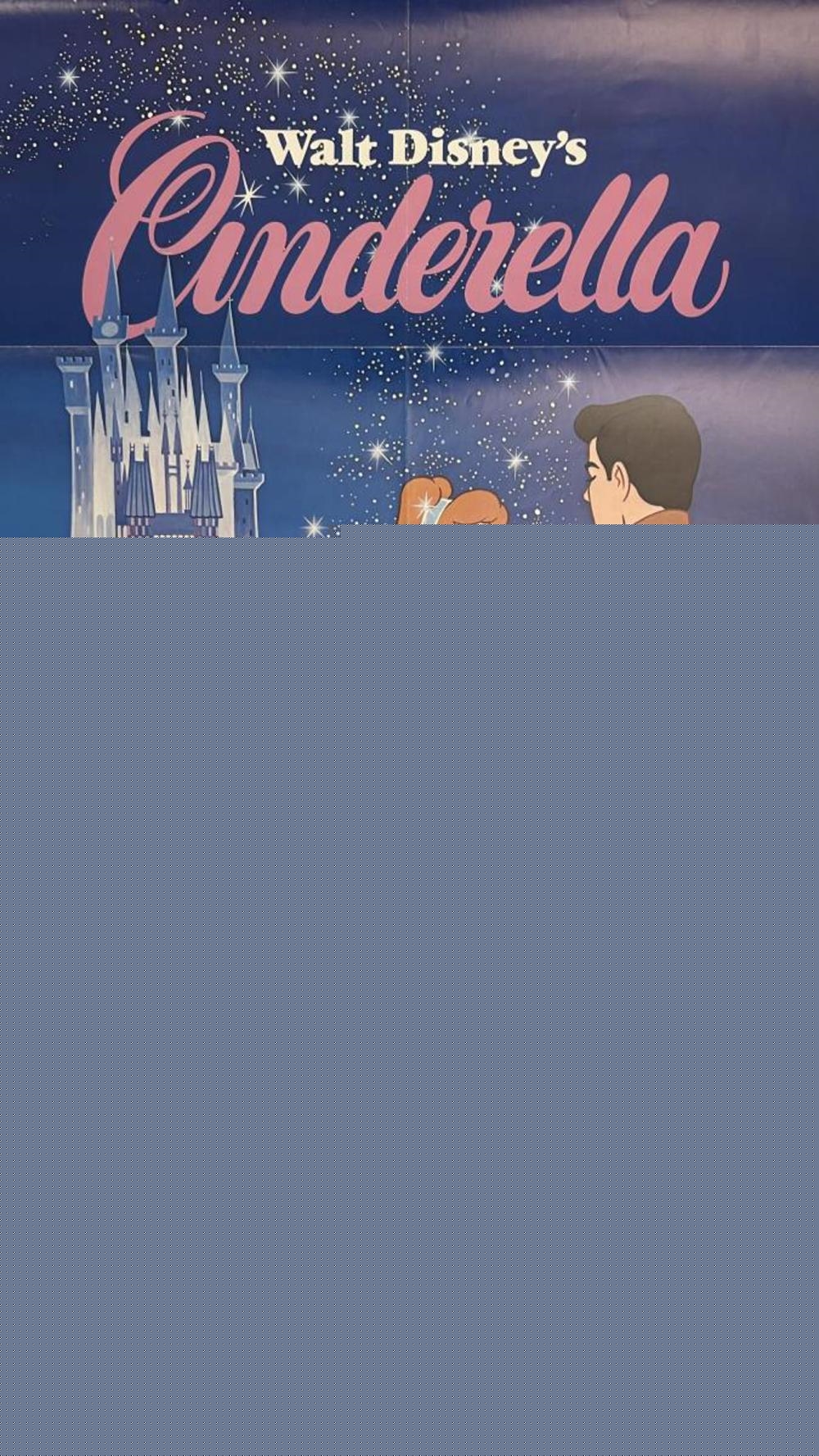 Cinderella | 1981 Disney Cinderella Movie Poster (1981) | MutualArt