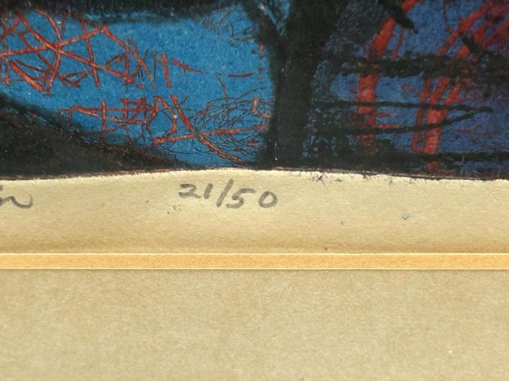 Artwork by Dick Swift, Signed Dick Swift "L’amour Clandestine" Etching, Made of etching