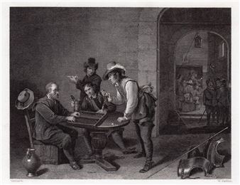Trictrac Players - David Teniers the Younger