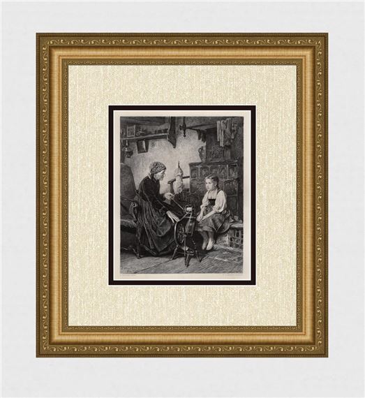 Little Barefoot by Benjamin Vautier the Elder, F. L. Meyer, 1880