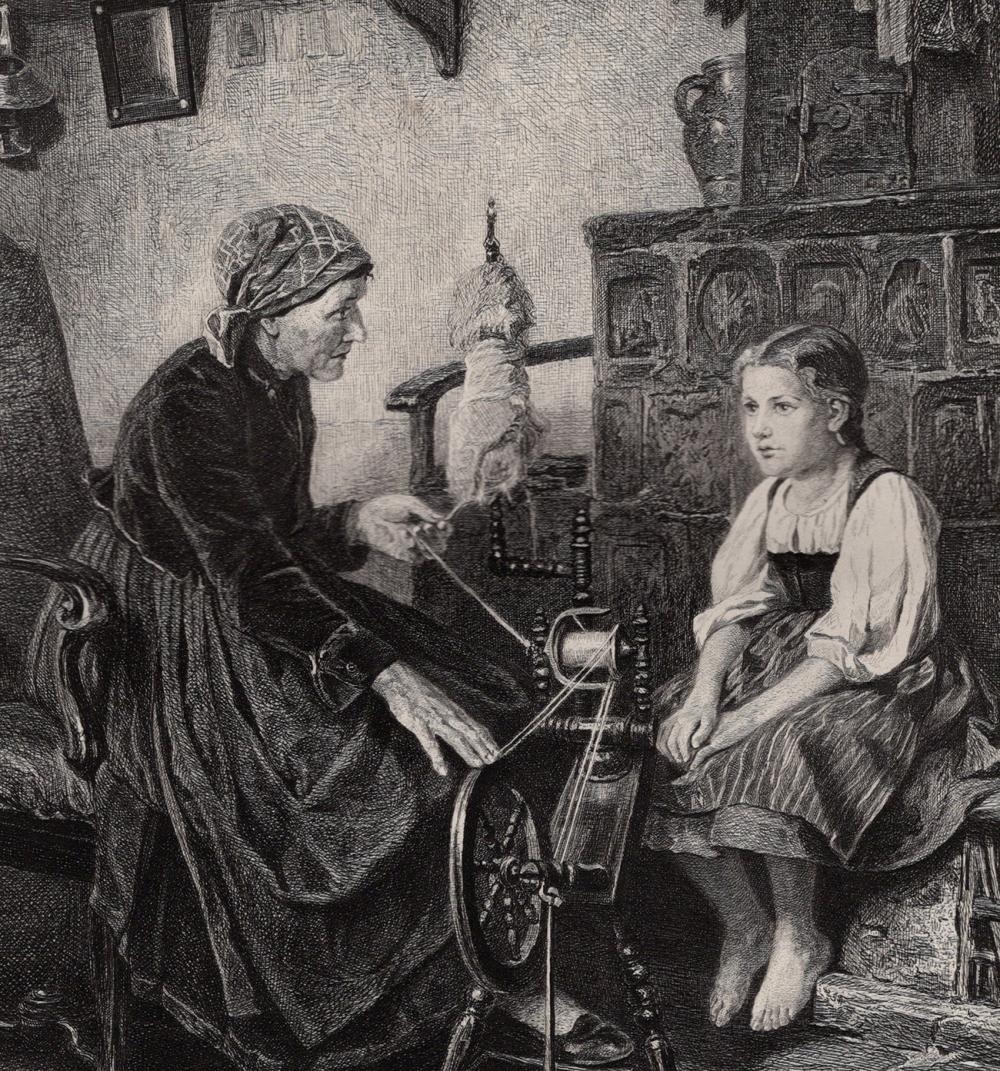 Artwork by Benjamin Vautier the Elder, F. L. Meyer, Little Barefoot, Made of Antique etching on wove paper