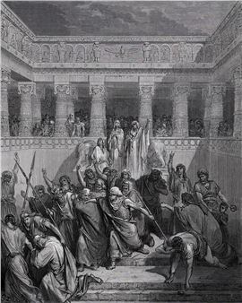 The Justification of Susanna (from Dore's Bible). - Gustave Doré