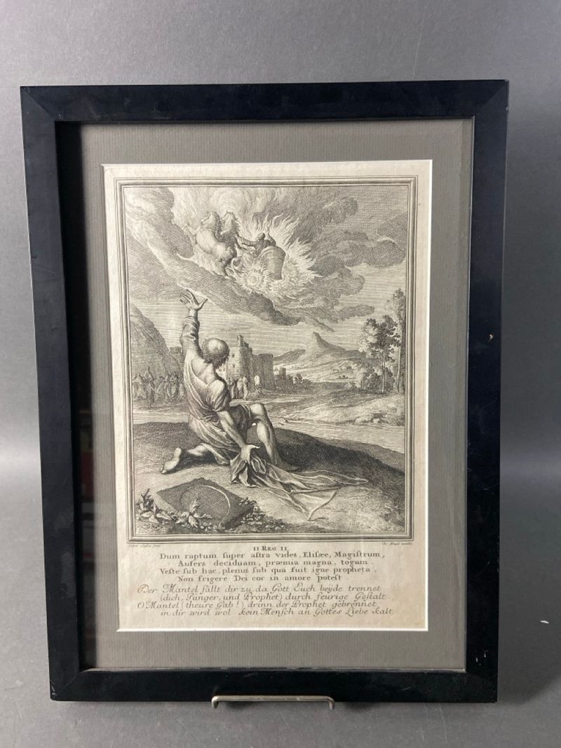 Artwork by Johann Christoph Weigel, After Luyken. Christoph Weigel Engraving, Made of engraving on laid paper