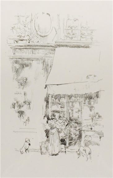 La Fruitière de la Rue de Grenelle (Spink 106; Way 70) by James Abbott McNeill Whistler, 1894