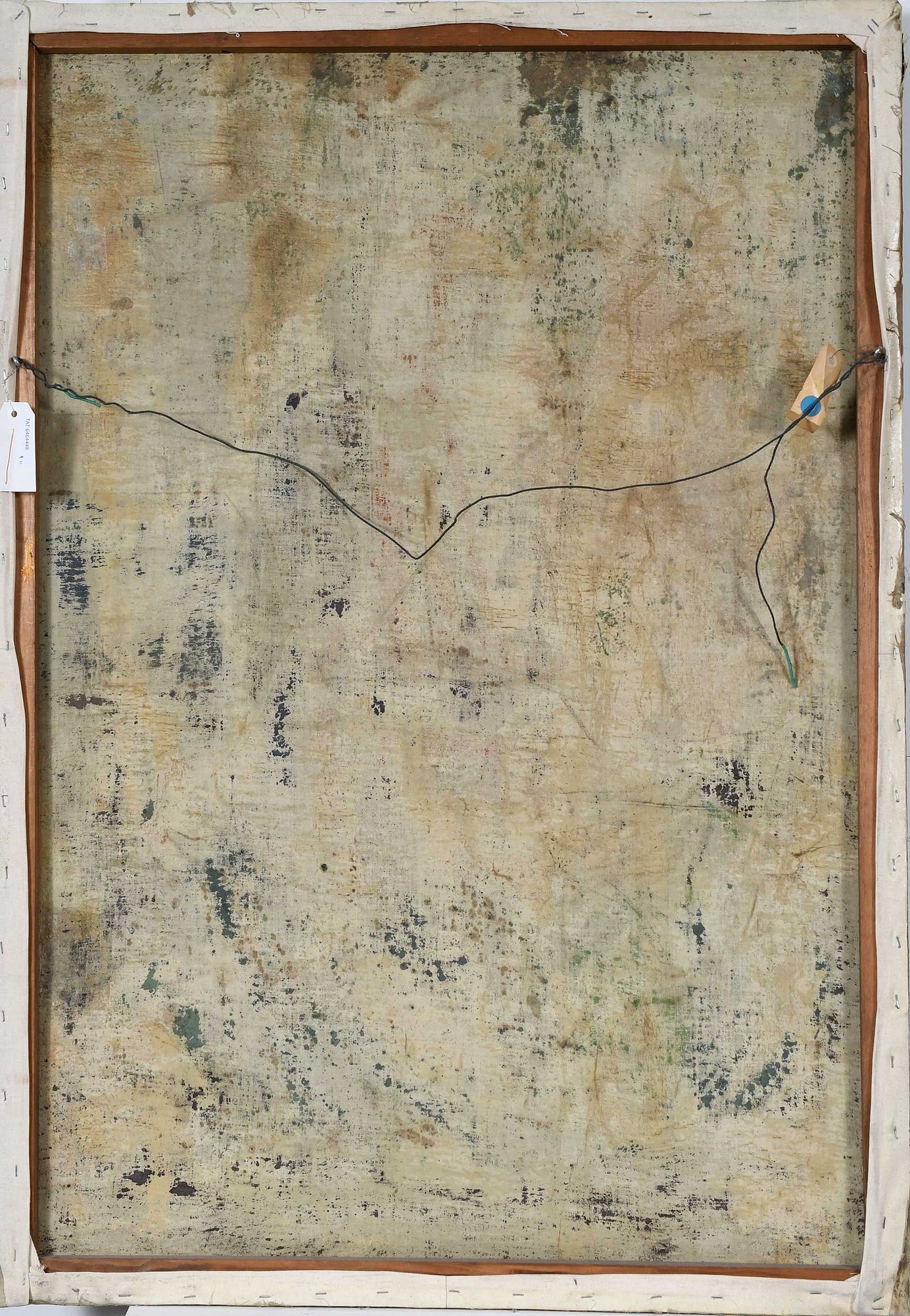 Artwork by Persian School, 19th Century, A Woman with a Tambourine, Made of oil on canvas