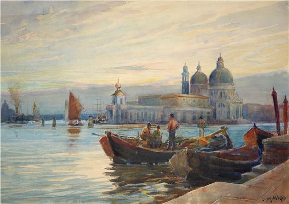 Artist Resale Rights Apply
C M  - Entrance to The Grand Canal , Venice