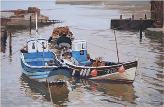 Jeffrey Harpham - Staithes Harbour - Jeff Harpham