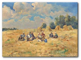 PŘI ŽNÍCH - L FORMÁT - František Hladík