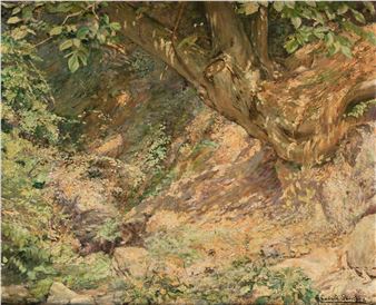 Landscape with tree - Antonio Cañete