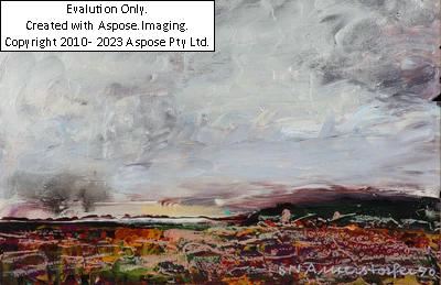 (Innsbruck 1920-2001) Blühende Landschaft by Siegfried Amerstorfer, (19)90