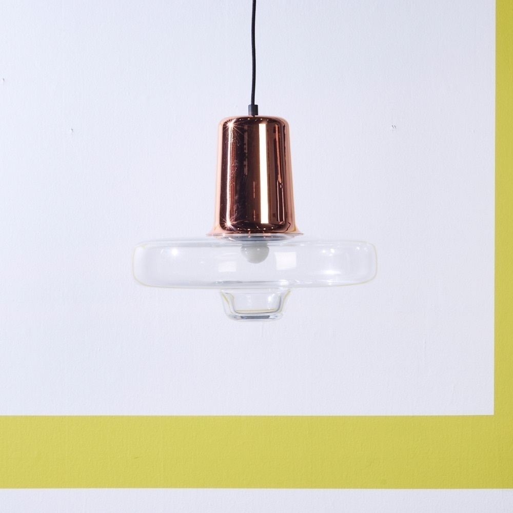 Artwork by Lucie Koldova, A Small Spin Light, Made of Copper plate