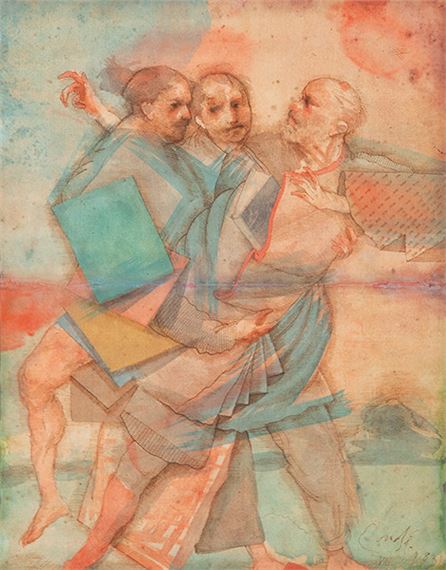 Tres personajes by Miguel Condé, 1983