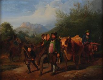 &quot;Viehtrieb&quot; - Heinrich Marr