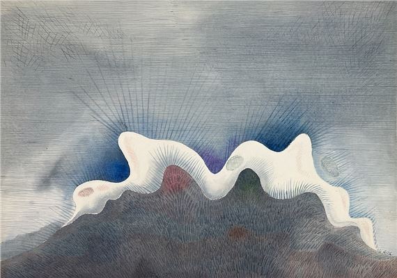 Břeh v zimě by Václav Bláha, 1997