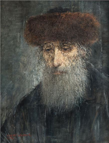 Rabin w sobolowej czapie, 1996 r by Maciej Lachur, 1996