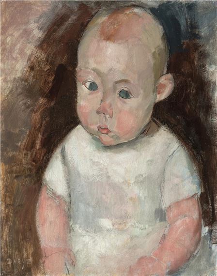 The astonished child (1924 by Hippolyte Daeye