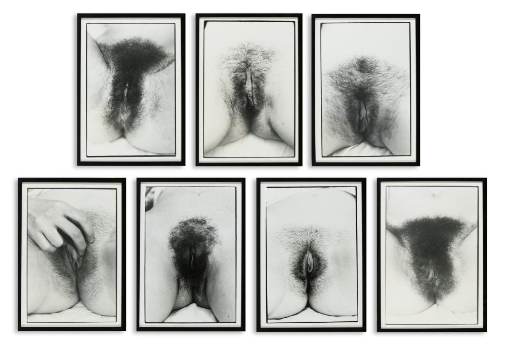 Artwork by Zoe Leonard, Pussy/cunt/snatch/box/beaver/vagina/twat (1993, Made of gelatin silver prints