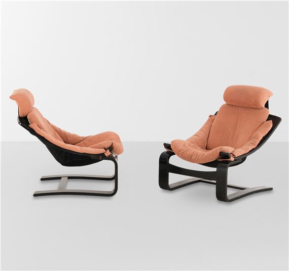 Due poltrone mod. Kroken by Ake Fribyter, 1970