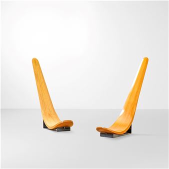 Due poltrone mod. Chip - Carlo Mo