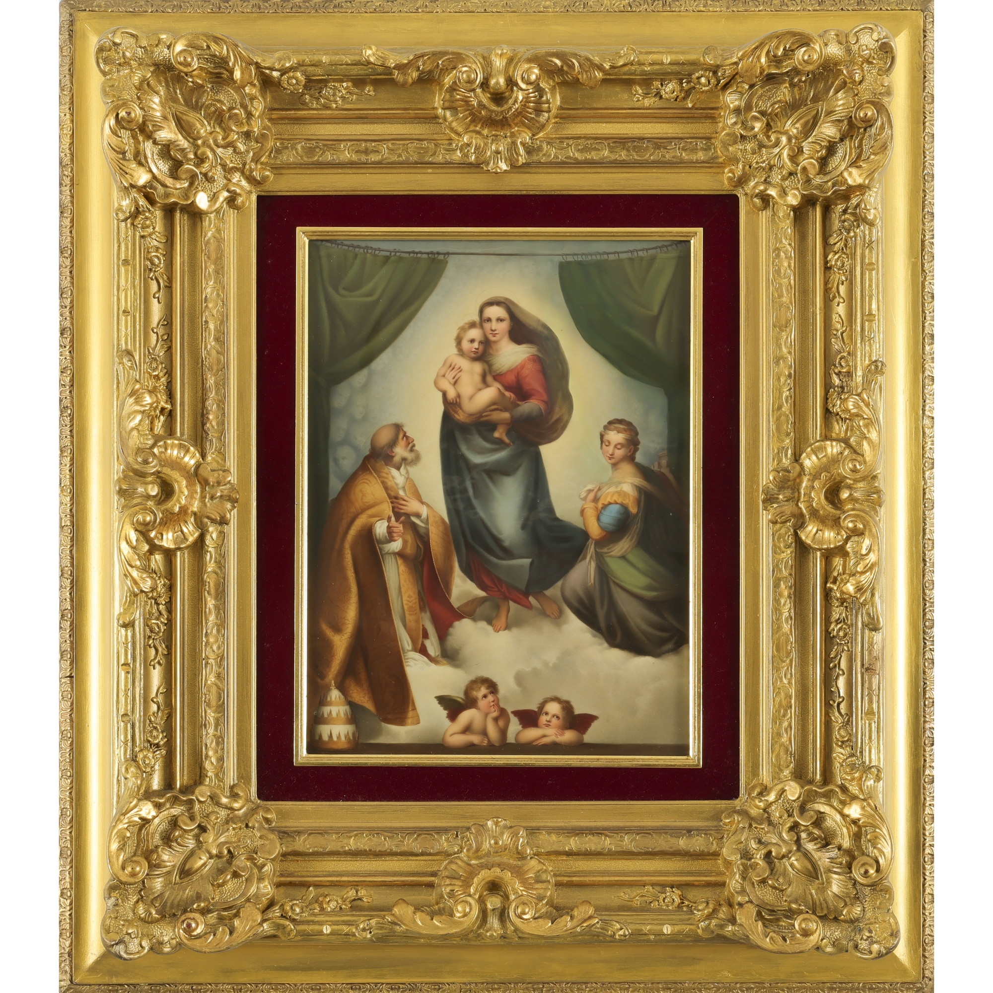 KPM | PORCELAIN PLAQUE SISTINE MADONNA (19th Century 20th Century ...