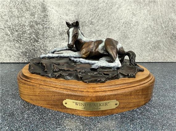 Mari Bolen Windwalker Horse Bronze Montana - Mari Bolen