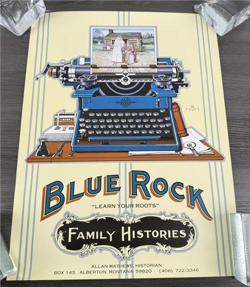 Monte Dolack Blue Rock Family Histories Print