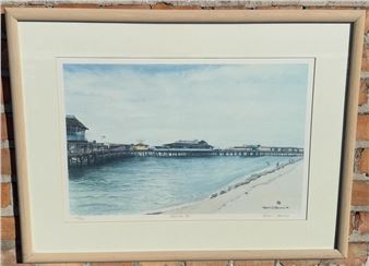 Koral Mariano Redondo Pier Print - Koral Mariano