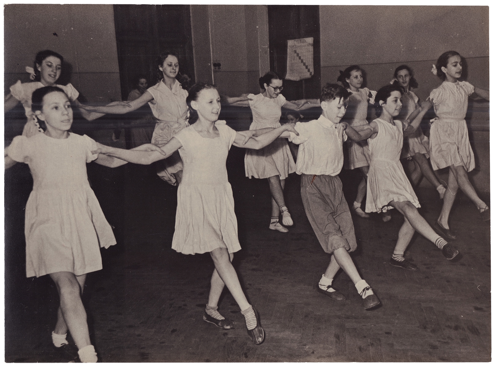 Artwork by M. P. Grachev, Dancing class, Made of photograph