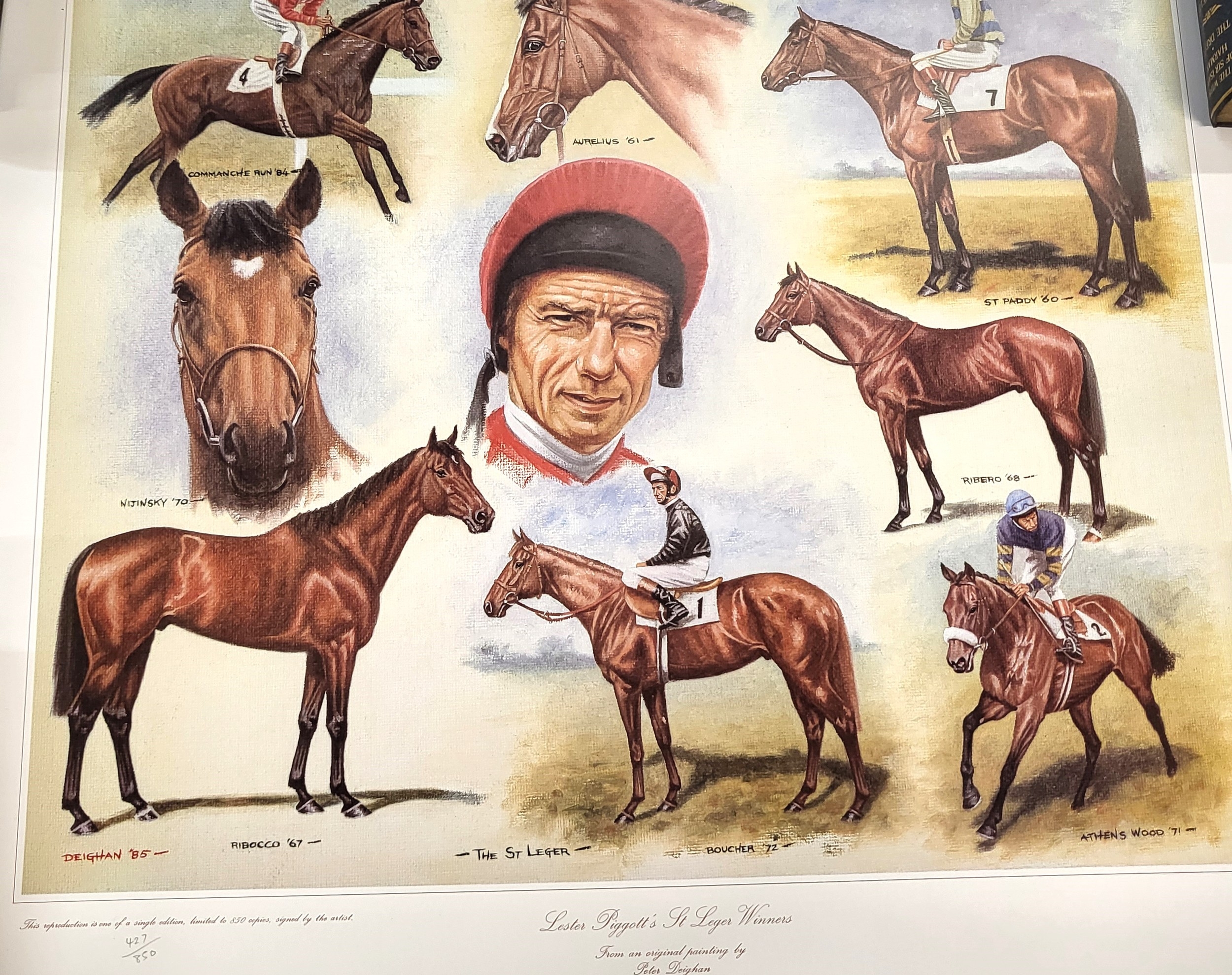 Artwork by Lester Piggott, Four prints, Made of prints