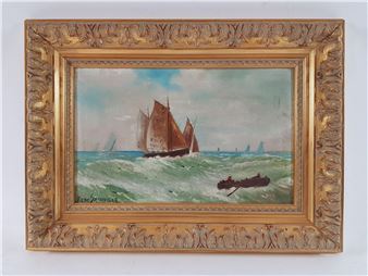 Retour de pêche - René Sainville