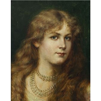 Portrait of a young woman - Gabriel Chefson