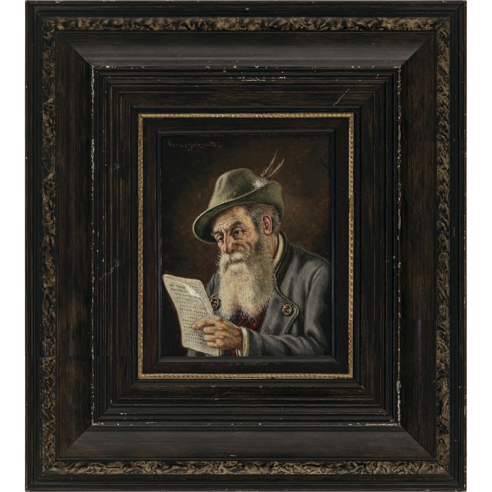 Oscar Schmitt | The letter writer - The letter reader (1882 - 1943 ...