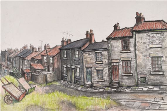 Norman Cornish | Back Tenter Street, Bishop Auckland | MutualArt