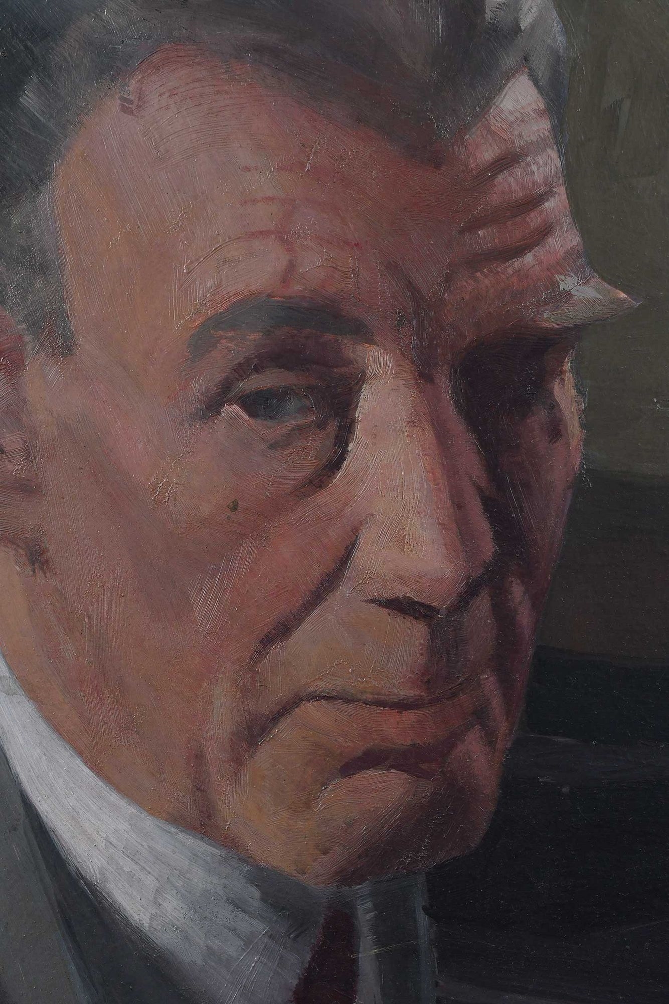 Artwork by Robert Knight Ryland, Portrait of David Ogilvy, Made of oil on board