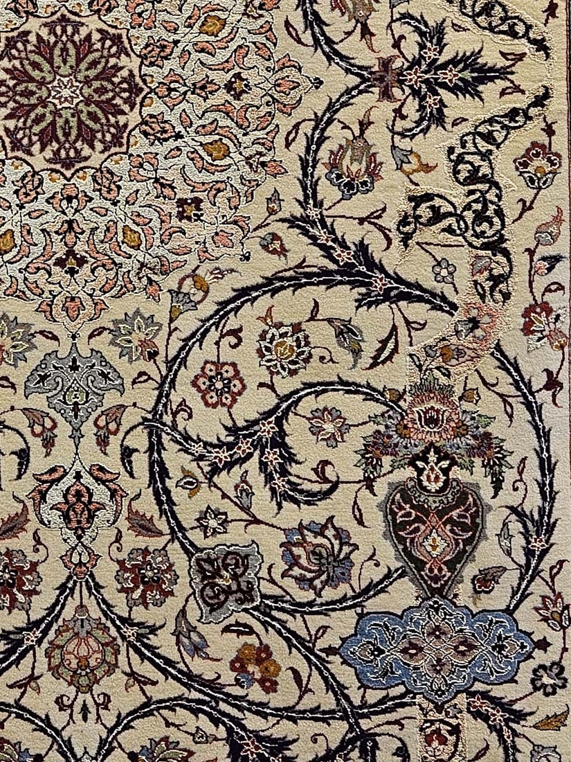 Hekmat Nejad | Large Persian Isfahan Rug | MutualArt