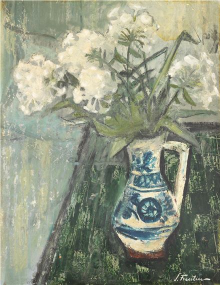 Candle with Flowers by Sever Frenţiu