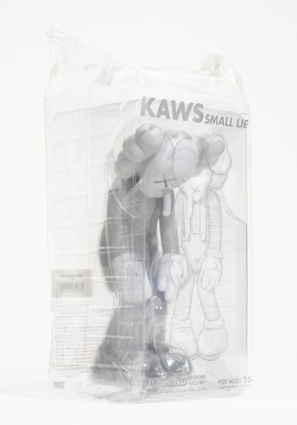 Artwork by KAWS, KAWS - Small Lie (Grey, Made of vinyl