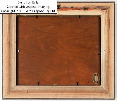 Artwork by Ludwig Augustin, Orientalische Krieger, Made of oil on wood