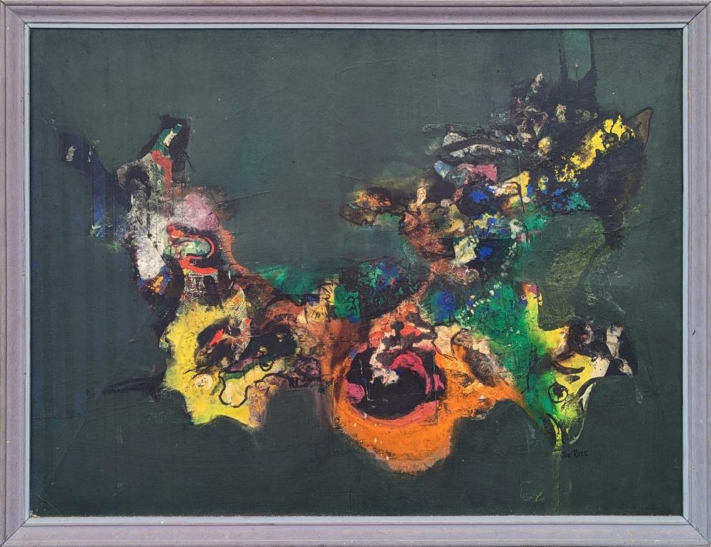 Artwork by Joe Rose, Untitled (Cat) (c.1960), Made of oil on board