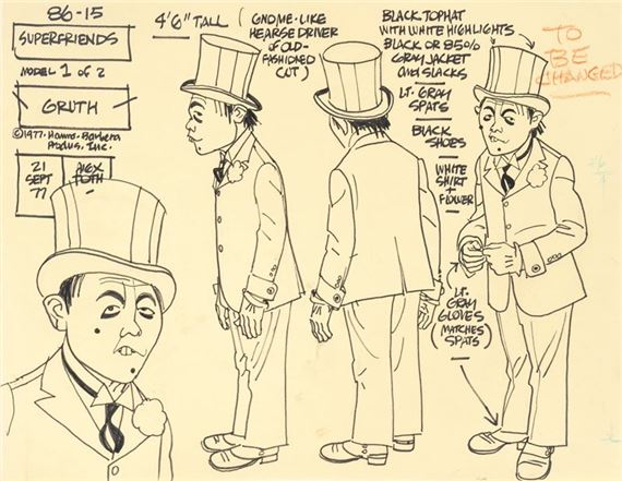 Super Friends - Gruth , 1977 - Alex Toth