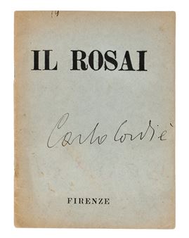 [ROSAI] - Autori vari fra cui Berto Ricci, Bruno Rosai, Dino Garrone, Gioacchino Contri, Edoardo Persico - Il Rosai - Bruno Rosai