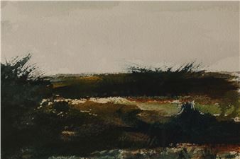 Signed Les Tremblay Watercolour Landscape - Lise Tremblay