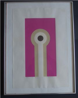 BETTY GOLD SIGNED ABSTRACT LITHOGRAPH - Betty Gold