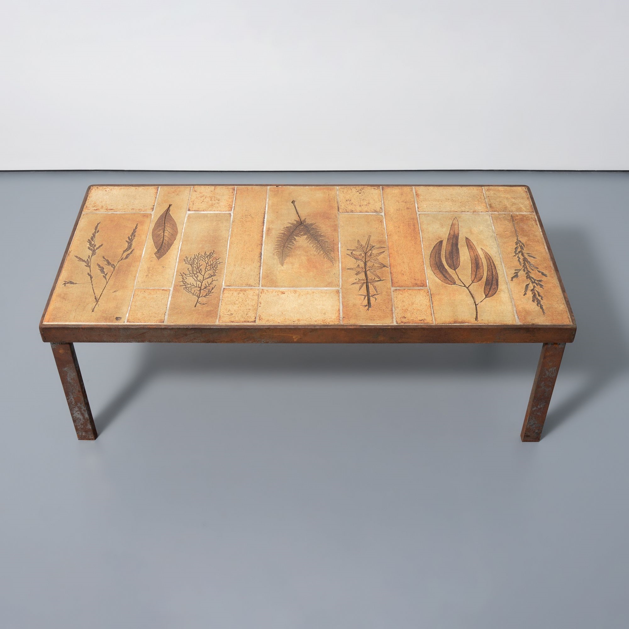 Roger Capron | Roger Capron Tile Top Table | MutualArt